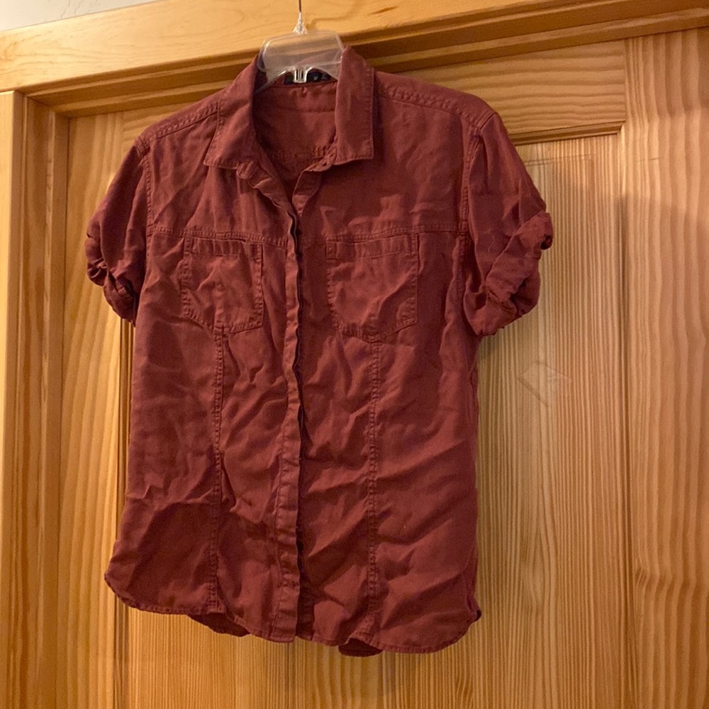 Prana oversized cover up shirt